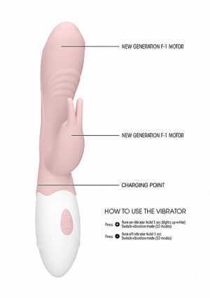 Loveline - Rabbit Vibrator - Juicy - Pink - Afbeelding 5