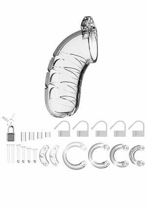 ManCage - Model 04 - Chastity - 4.5" - Cock Cage - Transpare - Afbeelding 3