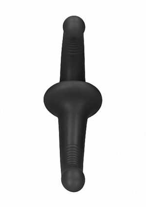 Ouch! - Silicone Strapless Strapon - Black - Afbeelding 3