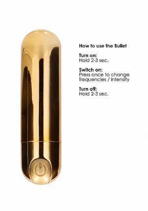 7 Speed Rechargeable Bullet - Gold - Afbeelding 11