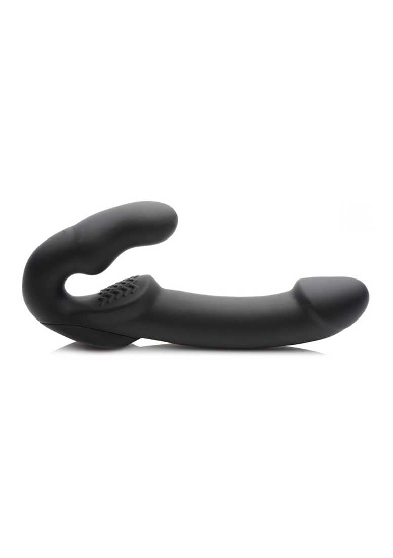 SU Evoke Super Charged - Vibrating Strapless Dildo - Black