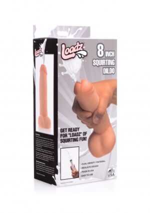 8 Inch Realistic Dual Density Squirting Dildo - Afbeelding 3