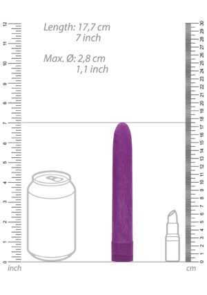 7" Vibrator - Biodegradable - Purple - Afbeelding 4