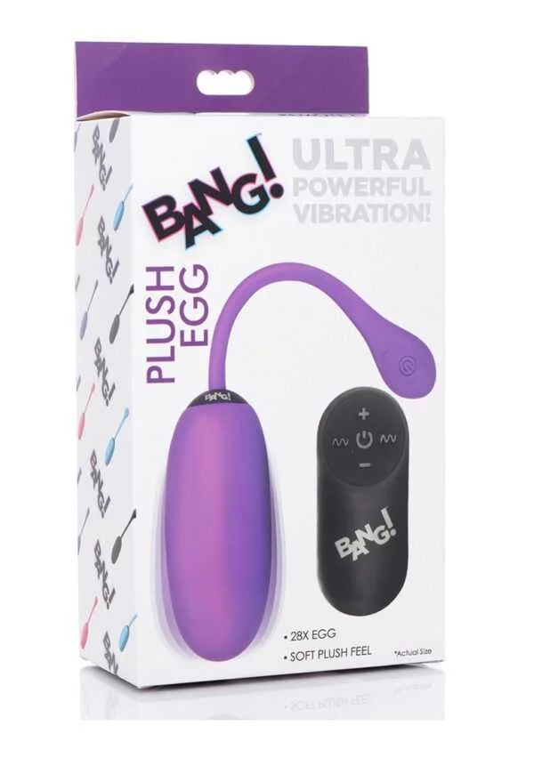 28X Plush Egg & Remote Control - Purple