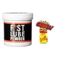 fist lube powder (10ltr) & gratis rush poppers 10ml