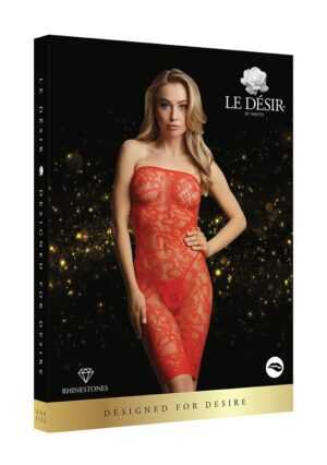 Star Rhinestone Dress OS - Red - Afbeelding 3