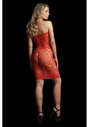 Star Rhinestone Dress OS - Red - Afbeelding 6