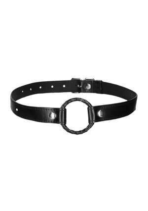 Wrapped O-Ring Gag - Black - Afbeelding 5