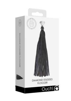 Diamond Studded Whip - Black - Afbeelding 7