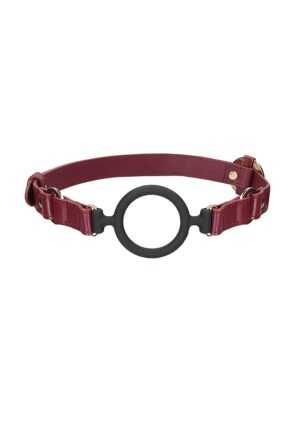 Ouch Halo - Silicone Ring Gag - Burgundy - Afbeelding 5