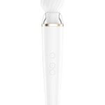 Double Wand-er Wand Vibrator - White