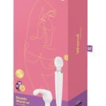 Double Wand-er Wand Vibrator - White