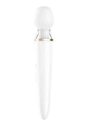 Double Wand-er Wand Vibrator - White