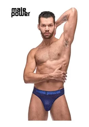 Diamond Mesh - Bong Thong  - Navy - S/M