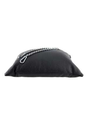 Leather pillow - Black