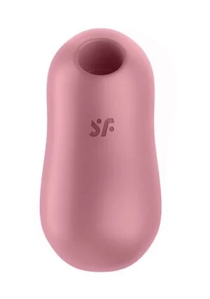 Cotton Candy Double Aire Pulse Vibrator - Light Red - Afbeelding 5