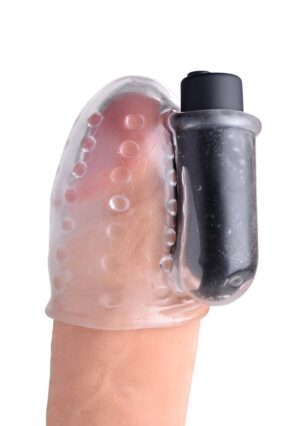 28X Rechargeable Penis Head Teaser + Remote Control - Clear - Afbeelding 4