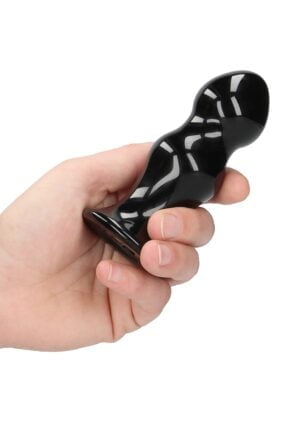 Rimly - Glass Vibrator - With Suction Cup and Remote - Rechargeable - 10 Speed - Black - Afbeelding 8