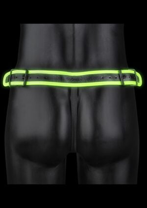 Buckle Jock Strap - GitD - Neon Green/Black - S/M - Afbeelding 4