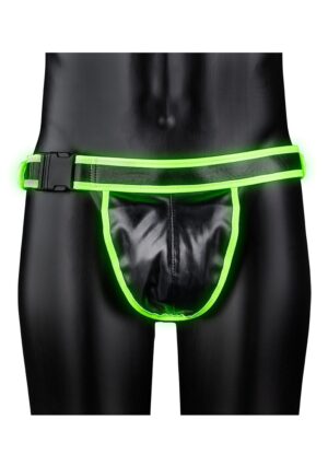 Buckle Jock Strap - GitD - Neon Green/Black - S/M - Afbeelding 5