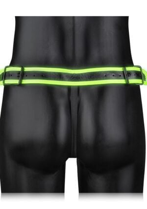 Buckle Jock Strap - GitD - Neon Green/Black - S/M - Afbeelding 6