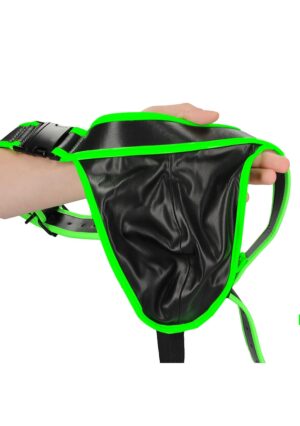 Buckle Jock Strap - GitD - Neon Green/Black - S/M - Afbeelding 7