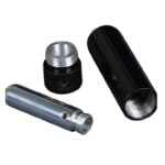 inhaler for poppers aluminium black with cord