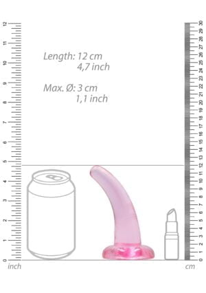 4.5'' / 11.5cm Non Realistic Dildo Suction Cup - Pink - Afbeelding 3