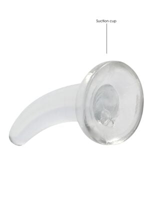 4.5'' / 11.5cm Non Realistic Dildo Suction Cup - Transparent - Afbeelding 4