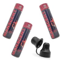 man scent tall poppers 20ml 3pack & poppers sniffer cap