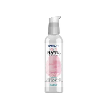 4 in 1 lubricant with cotton candy flavor 4 fl oz / 118 ml