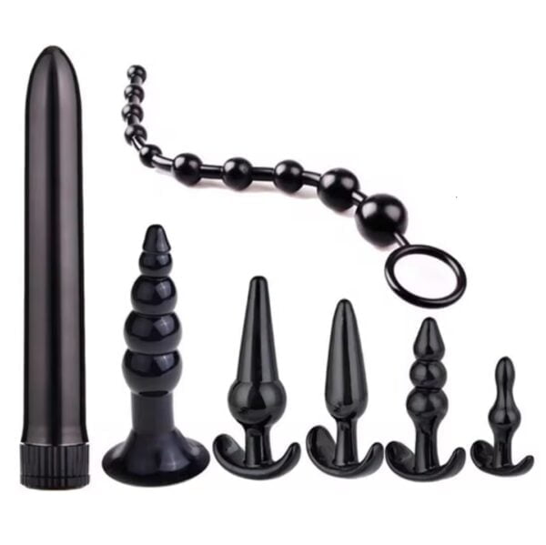 * basic butt plug set black (kopie)