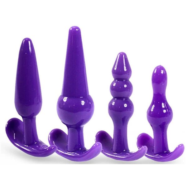 beginners butt plug pack purple