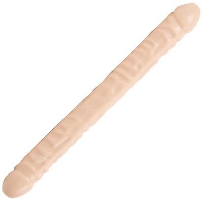 Jr. Veined Double Dong 18inch Flesh