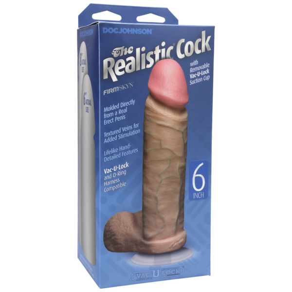 Realistic Cocks -  6 Inch - Skin