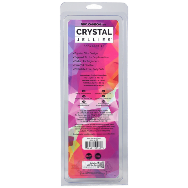 Crystal Jellies - Anal Starter - Transparent