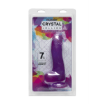 7.5 Inch Master Cock with Balls - Purple