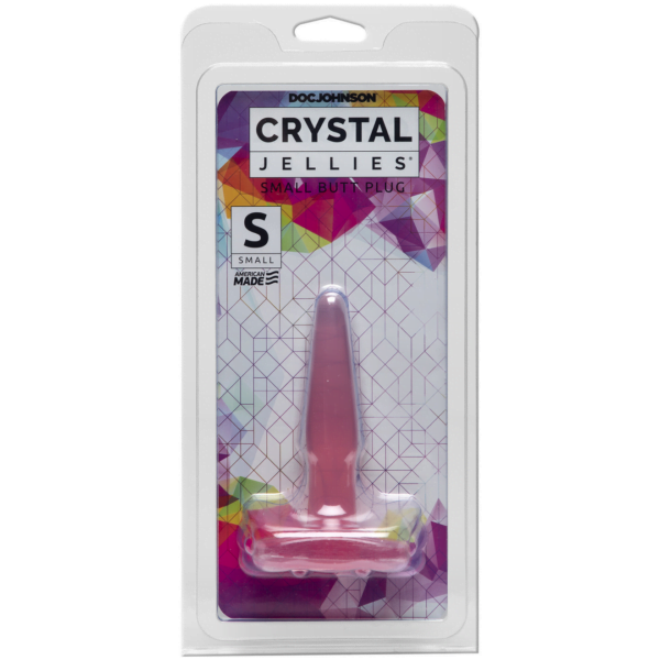 Crystal Jellies - Small Butt Plug - Pink