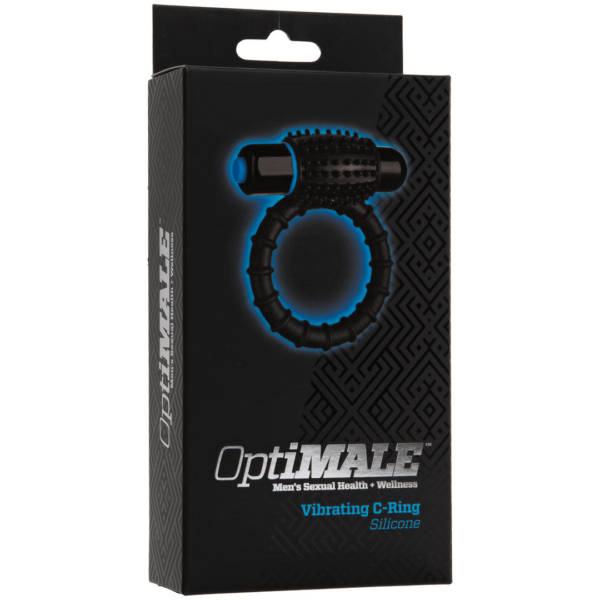 OptiMALE C-Ring Vibrating Black