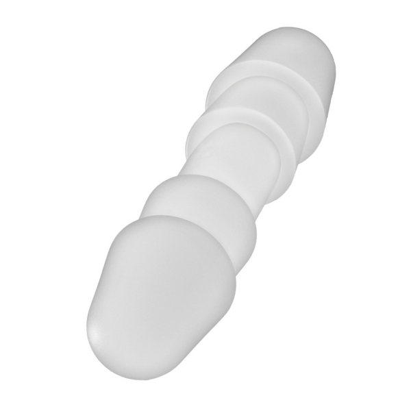 Vac-U-Lock - Frosted Double Up Plug - White