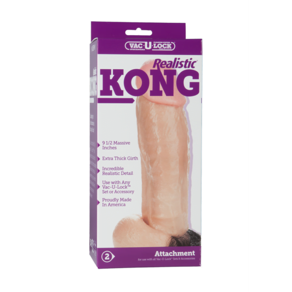 Vac-U-Lock - Realistic KONG - Flesh