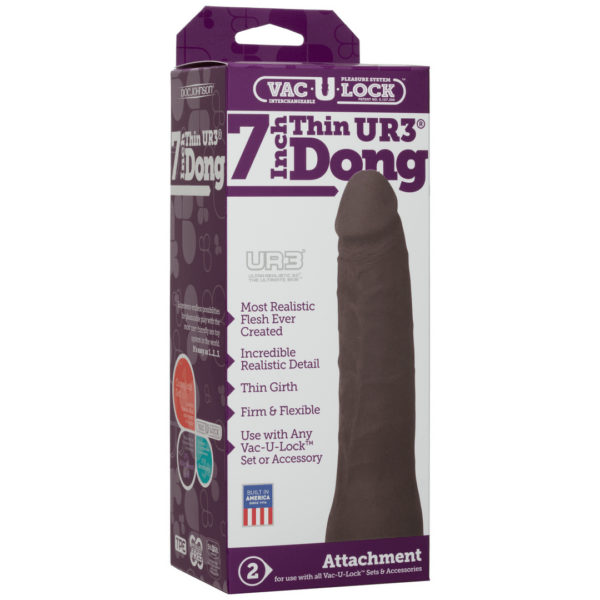 Vac-U-Lock 7" - Thin Dong - UR3 - Black