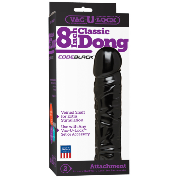 CodeBlack - Classic Dong - 8"