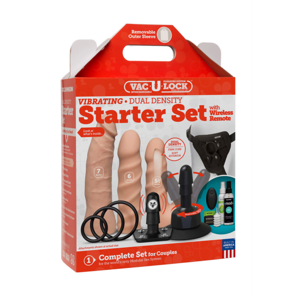 Vibrating Dual Density Starter Set - Vanilla