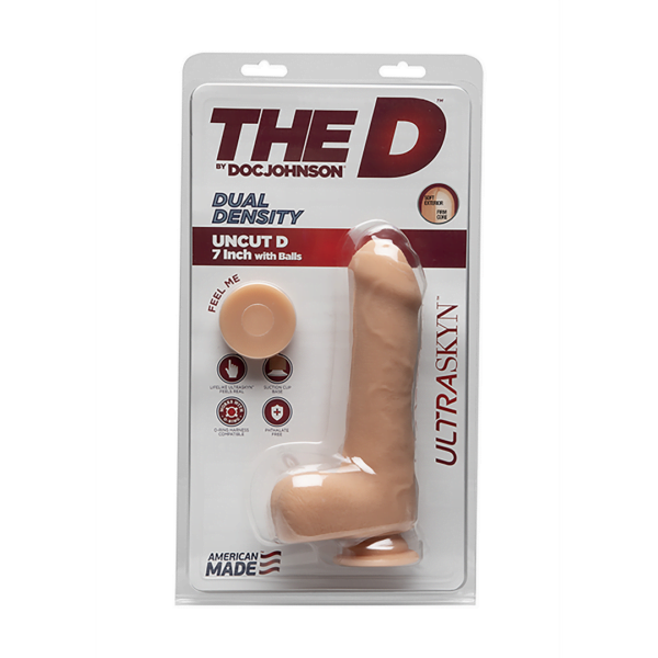 Uncut D - 7 Inch with Balls - ULTRASKYN - Vanilla