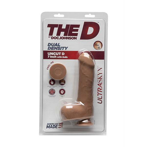 Uncut D - 7 Inch with Balls - ULTRASKYN - Caramel