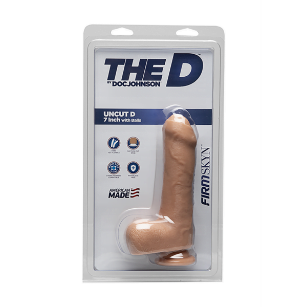 Uncut D - 7 Inch with Balls - FIRMSKYN - Vanilla