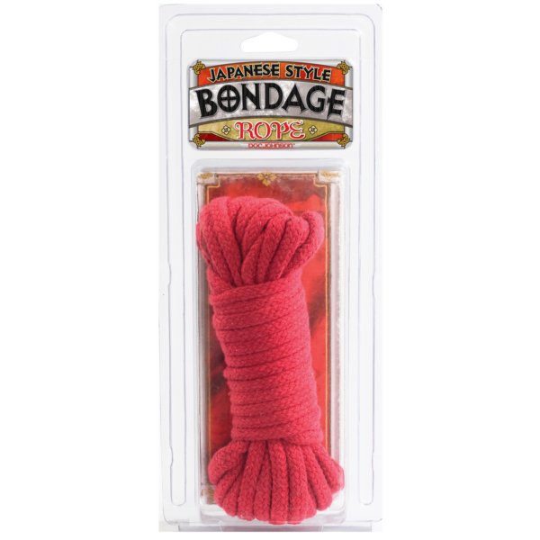 Cotton Bondage Rope Japanesse - Style Red