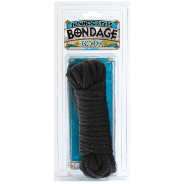 Cotton Bondage Rope Japanesse - Style Black