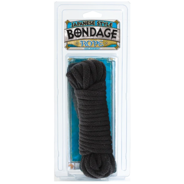 Cotton Bondage Rope Japanesse - Style Black